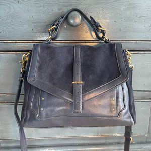 Tory Burch Medium Navy Satchel